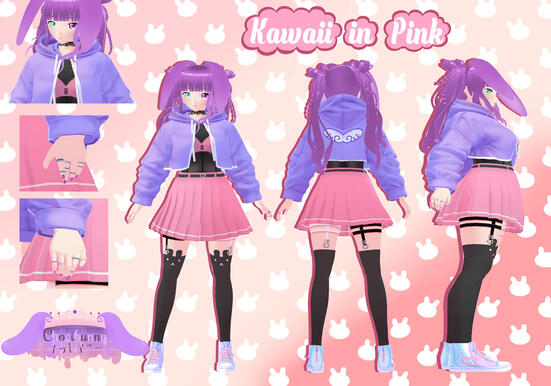 Kawaii in Pink [VRoid]